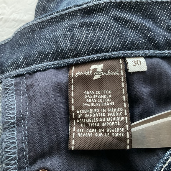7 For All Mankind Dojo Women’s Denim Distressed Flare Leg Jeans.  Size 30 - Picture 7 of 10